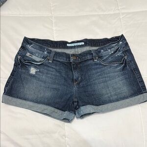 Joe's Jeans Blue Jean Shorts with Cuffed Hem